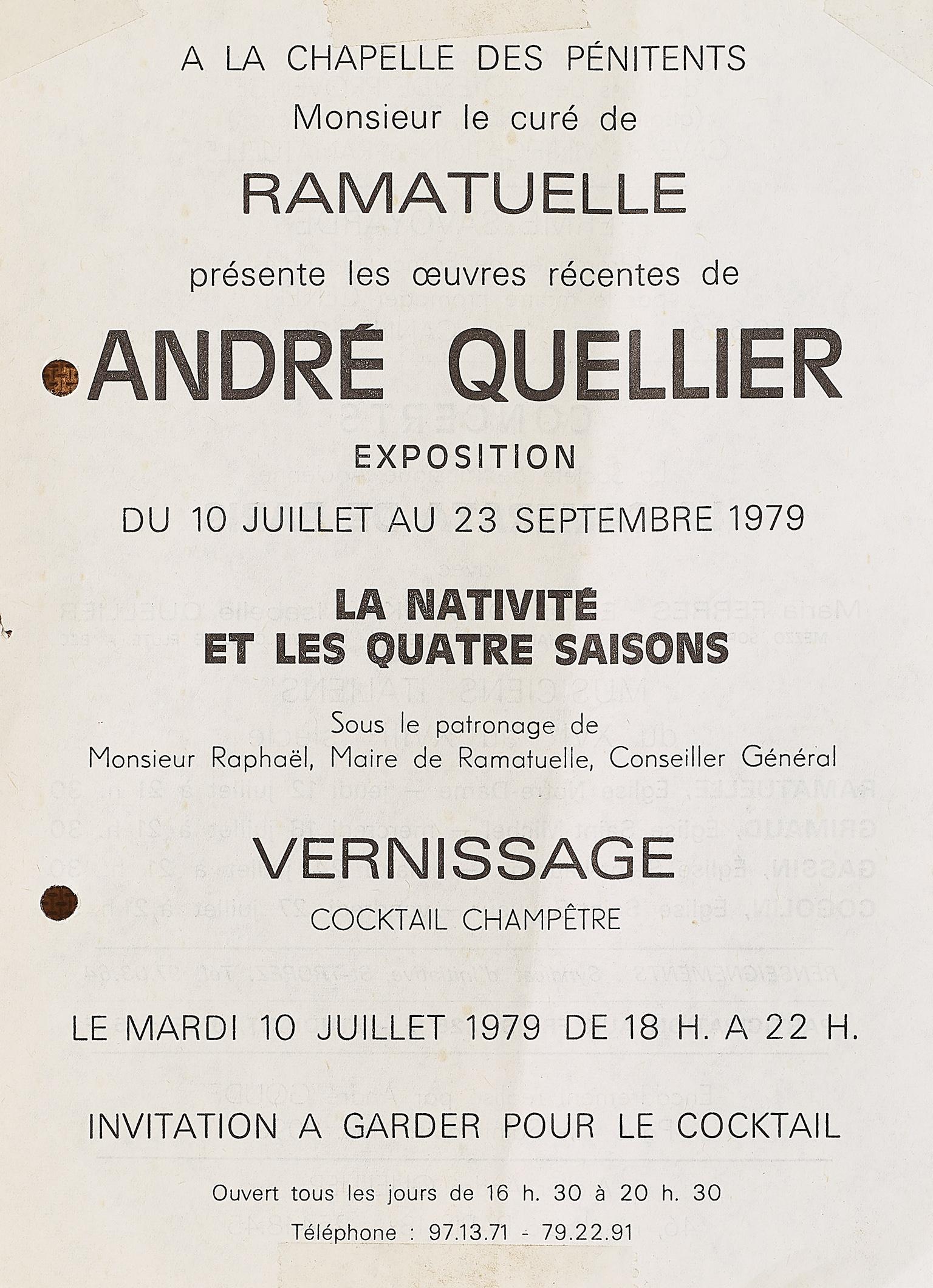 La Nativité et les Quatres Saisons .Ramatuelle . in vendita 5