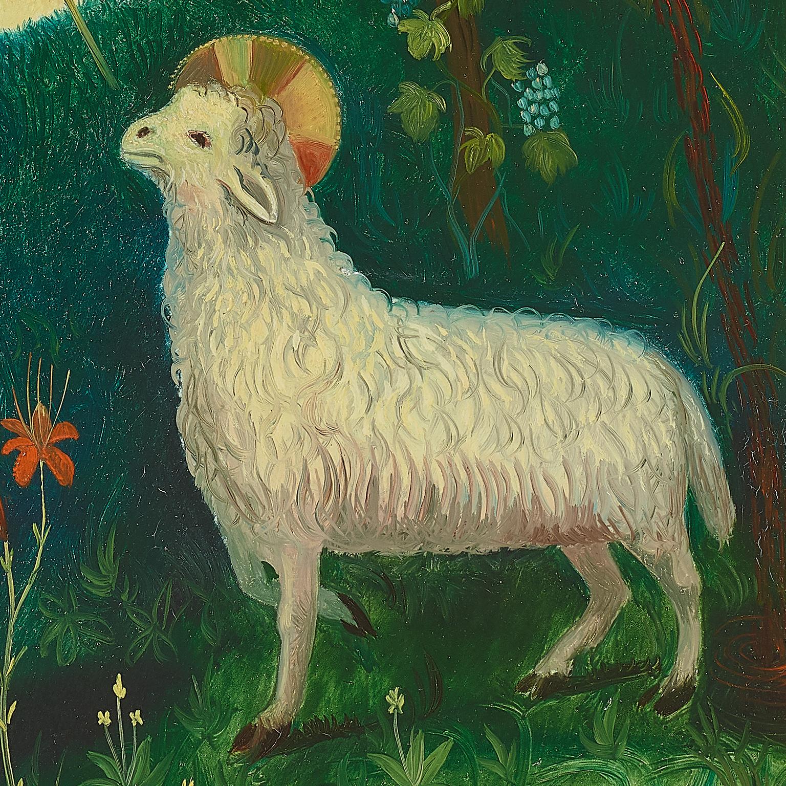 La Nativité et les Quatres Saisons .Ramatuelle . - Painting Surrealismo di André Quellier