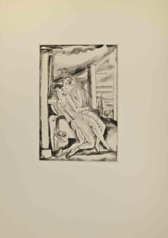 Amour - Acquaforte di André Suares - 1926