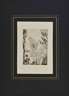 Ladies - Etching by André Suares - 1926