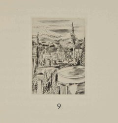 Landscape - Etching by André Suares - 1926