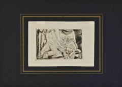 Lovers - Etching by André Suares - 1926