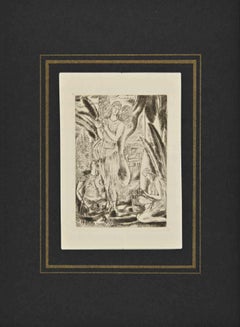 Antique The Bath - Etching by A. Suares - 1926