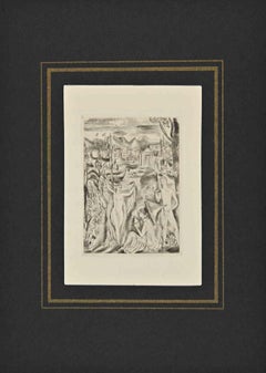 The Journey - Etching by A. Suares - 1926