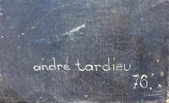 Mid-century Abstract Expressionist Oil on Canvas.