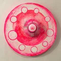 Andra Samelson, Microcosmo 3, 2016, Tela, Oggetti trovati, Pittura acrilica