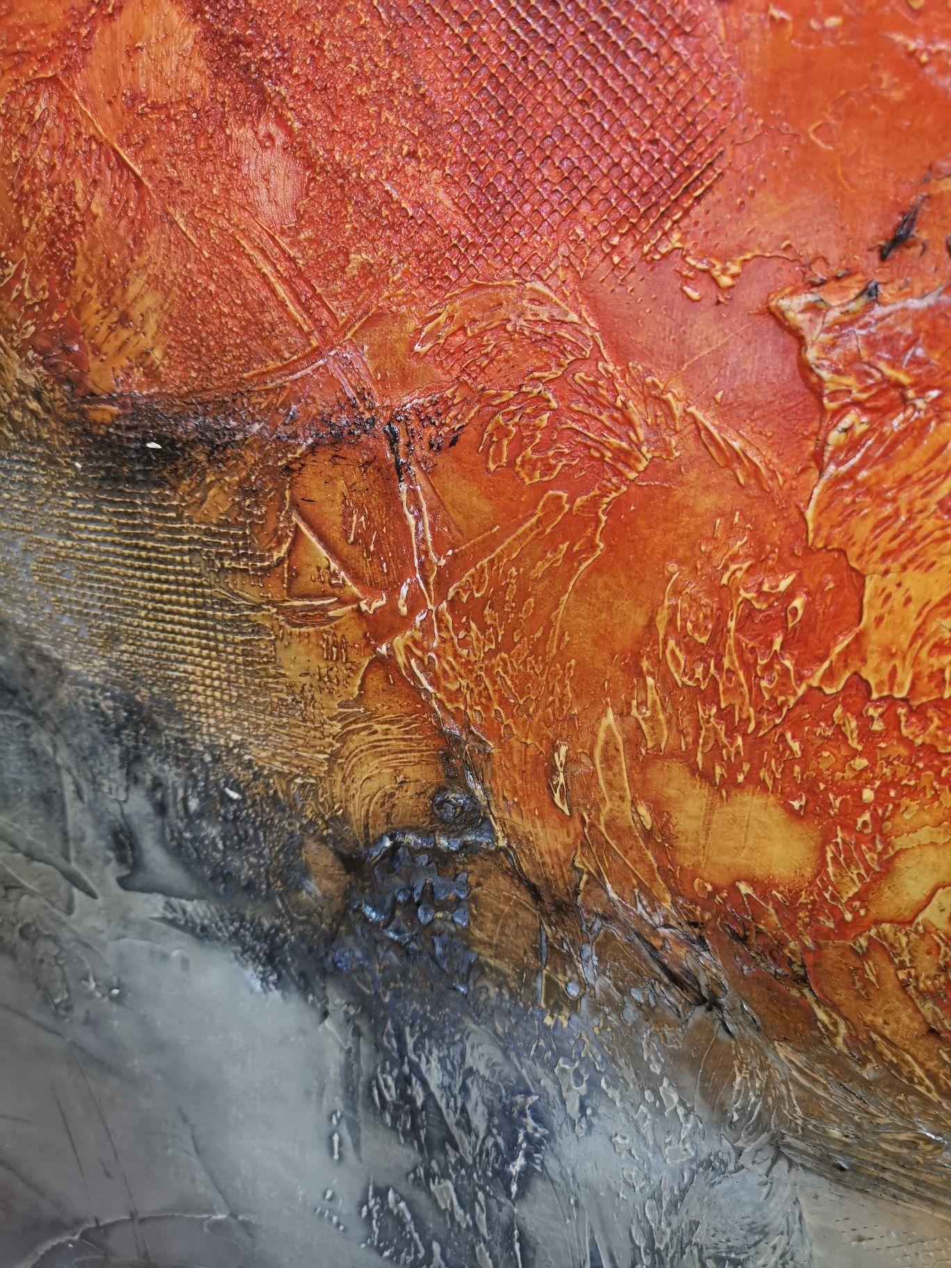 Paesaggio alieno, tecnica mista su tela in vendita 2