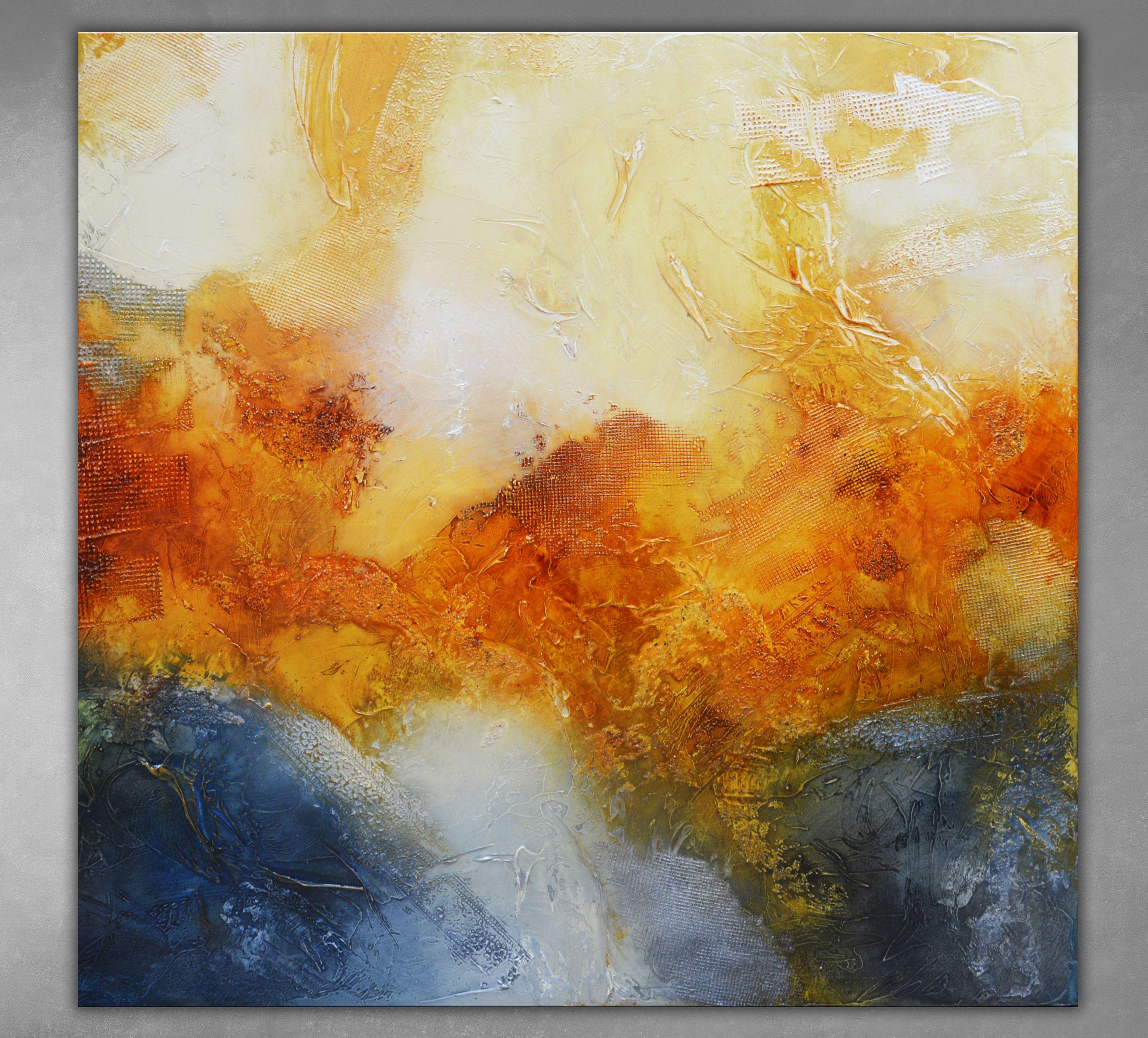 Connected flashbacks, Mixed Media on Canvas - Contemporary Mixed Media Art by Andrada Anghel