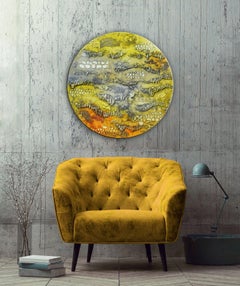 Exploration, Mixed Media on Wood Panel