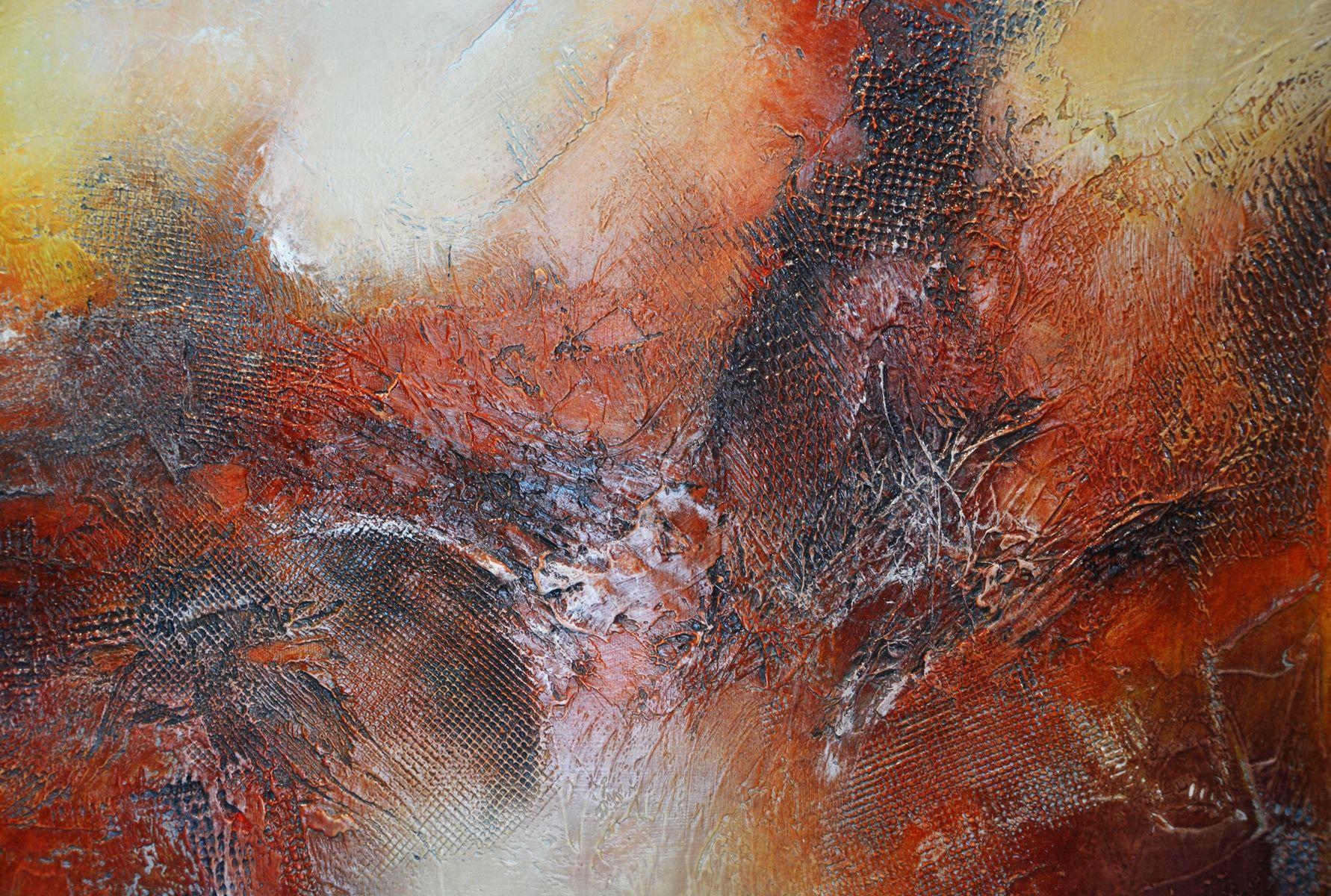 Shadows in Plato's Cave, Mixed Media on Canvas For Sale 1