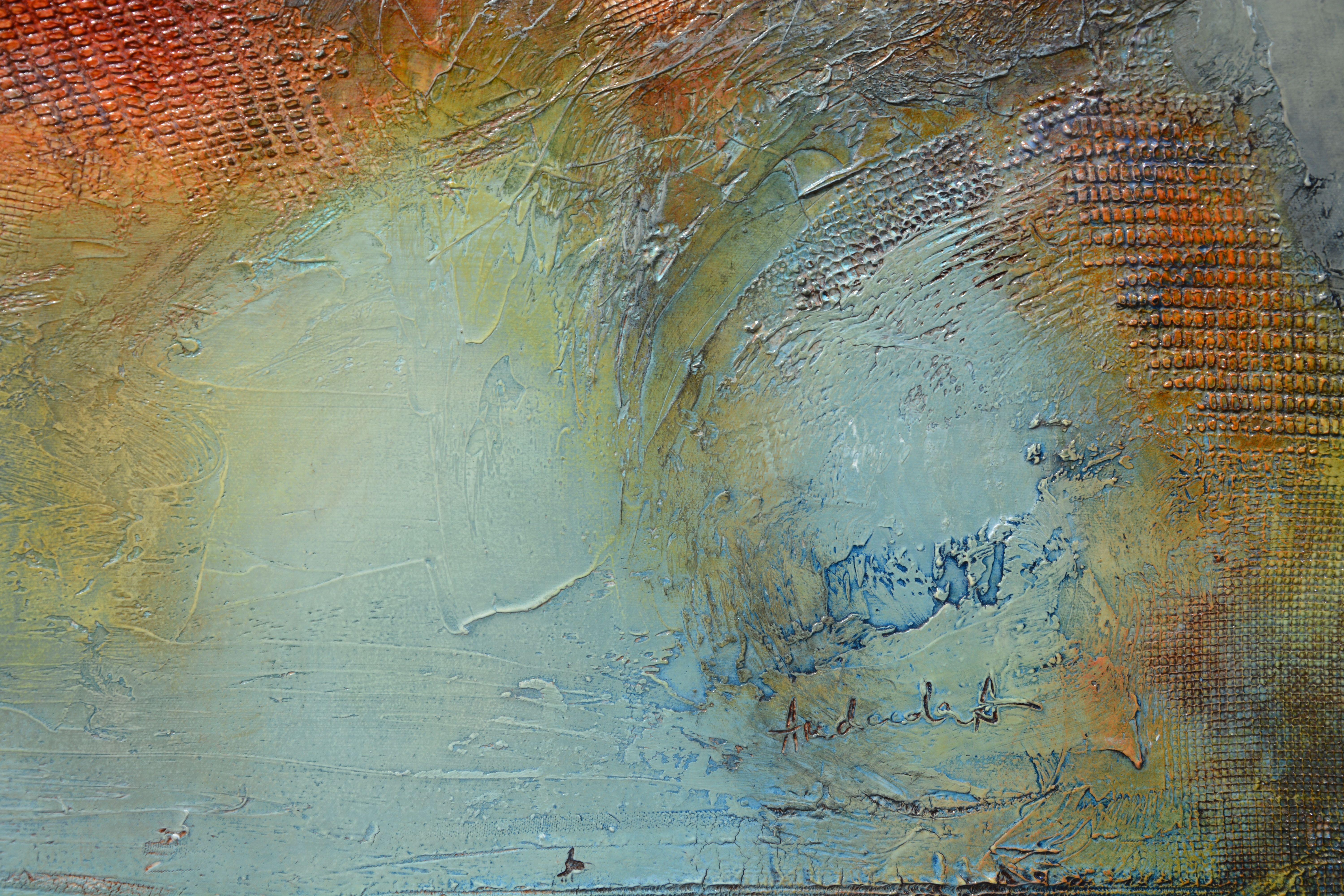 Terra rossa II, Technique mixte sur toile en vente 1