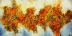 The Ancient City of the desert, Mixed Media on Canvas