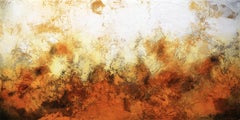 Un paseo entre las dunas naranjas, Pintura, Acrílico sobre lienzo