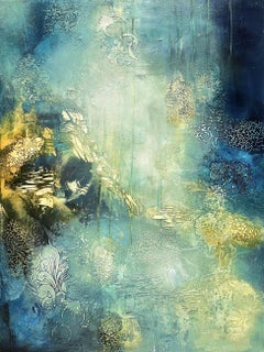 Amethyst Surge, Painting, Acrylic on Canvas