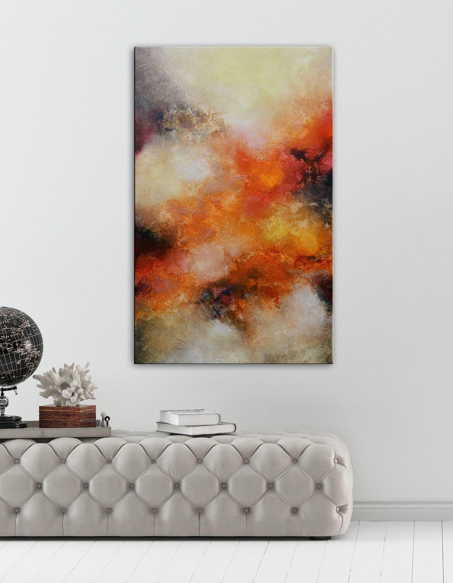 Autumn Sky, Painting, Acrylic on Canvas For Sale 3