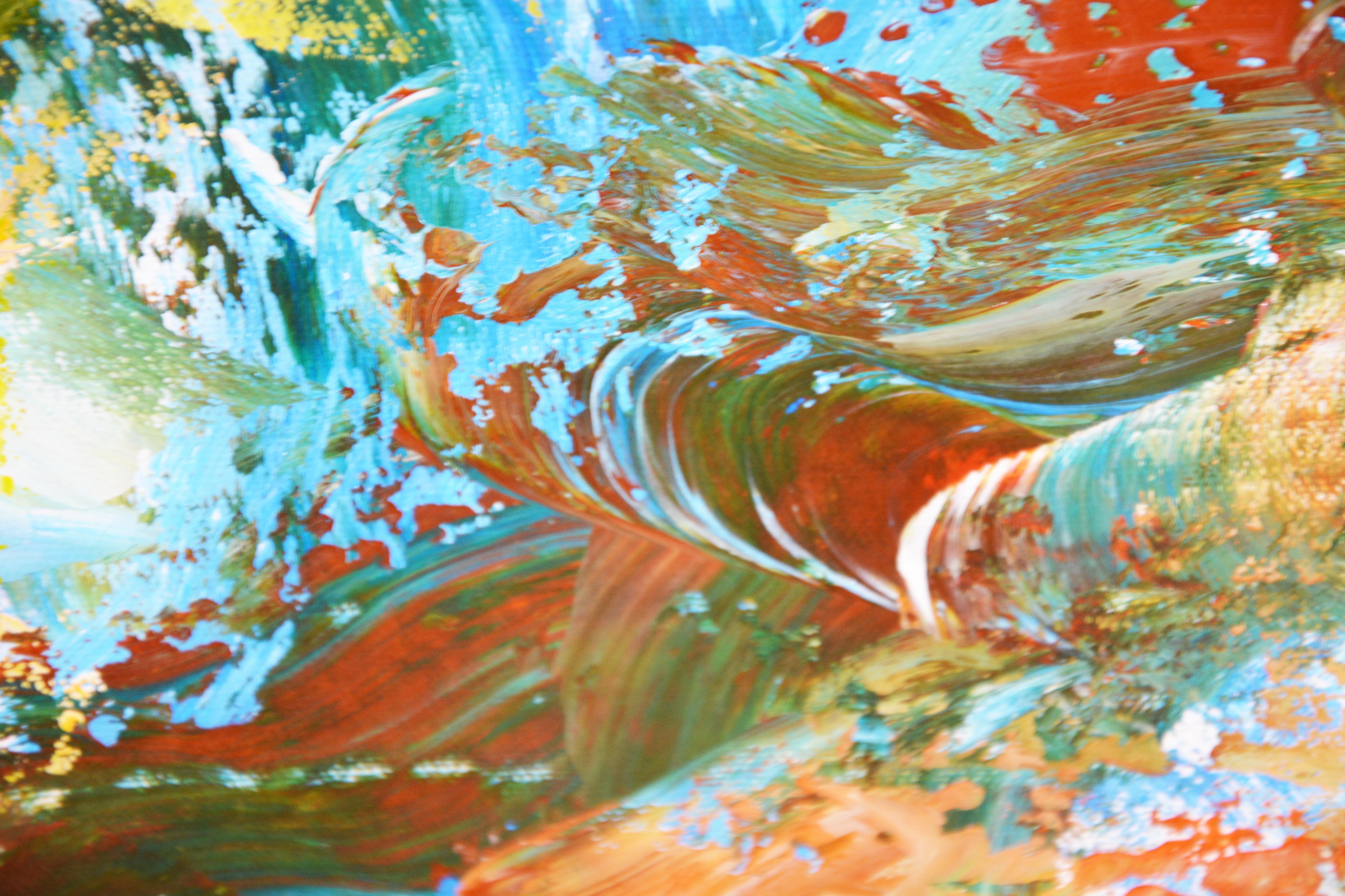 Estallido de color XXVI, Pintura, Acrílico sobre lienzo en venta 1