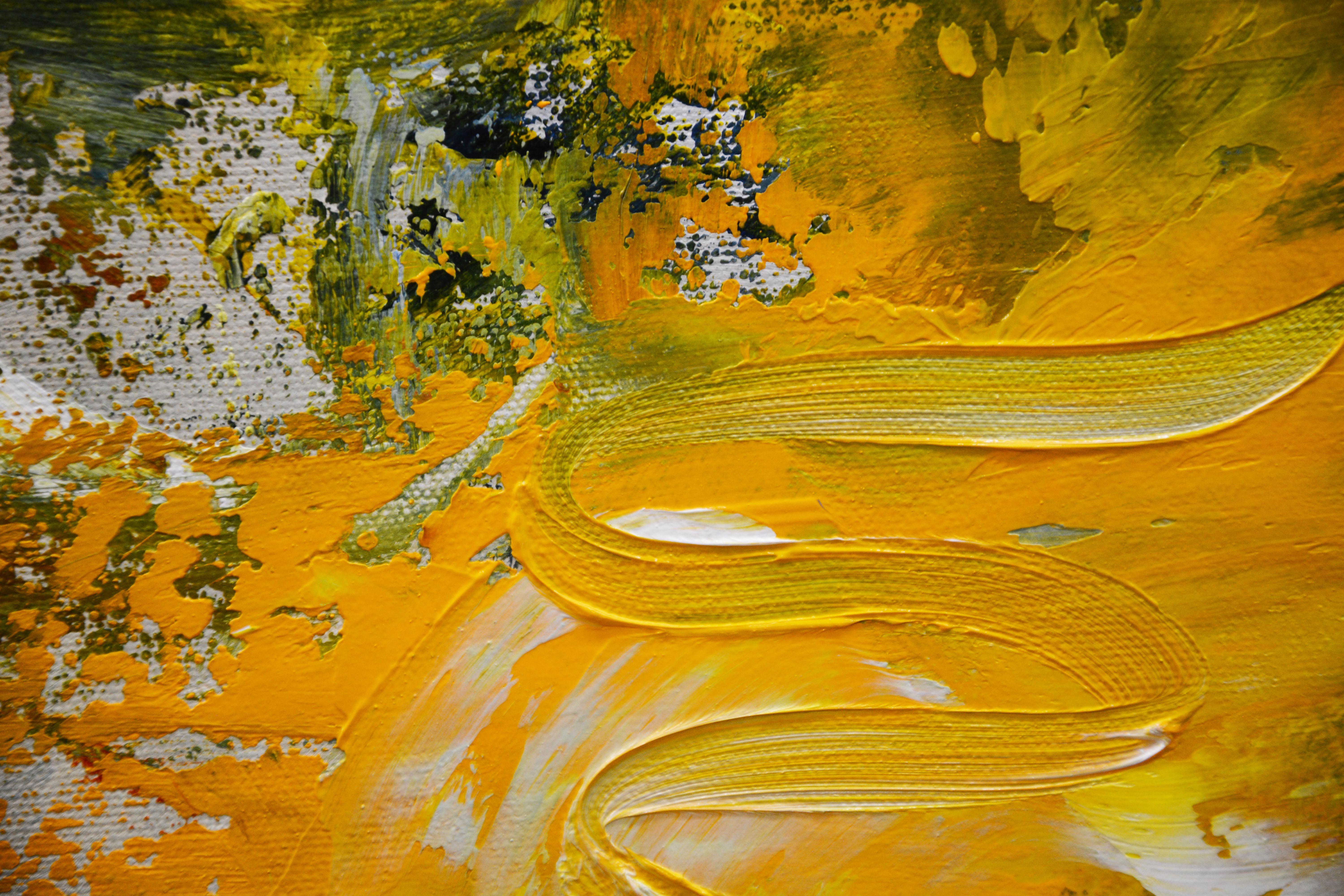 Immersione in grotta - Esplosione di colori 34, Pittura, Acrilico su tela - Painting Astratto di Andrada Anghel