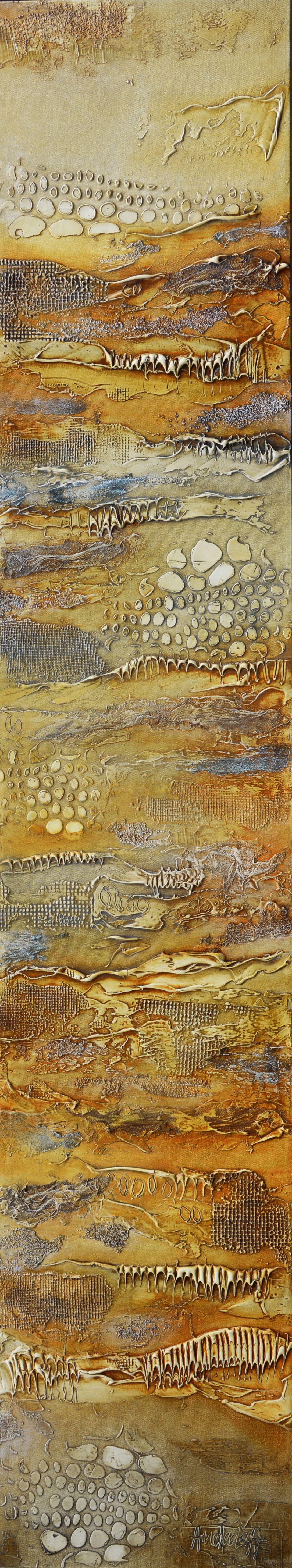 Andrada Anghel Abstract Painting – Deseret City (Leben aus der übergeordneten Serie), Gemälde, Acryl auf Leinwand