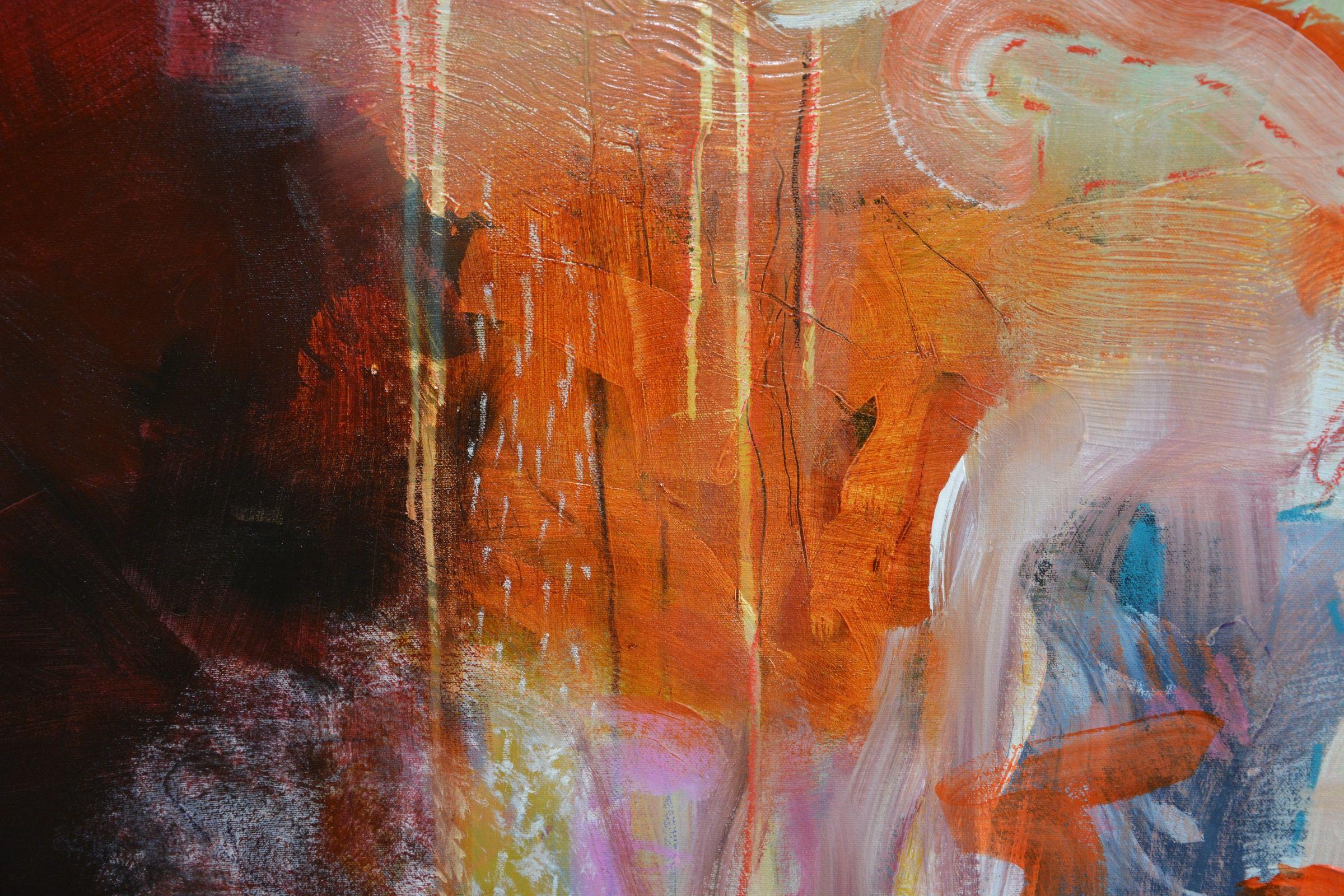 Desideri e pulsioni, Pittura, Acrilico su tela - Painting Astratto di Andrada Anghel