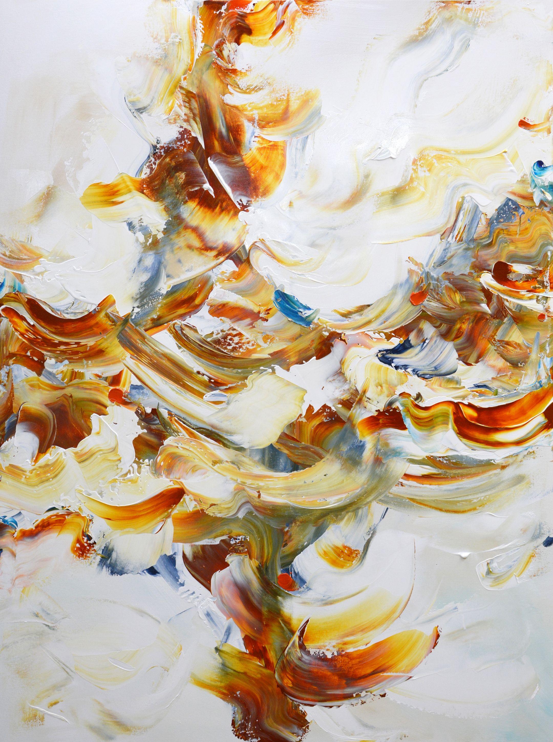 Abstract Painting Andrada Anghel - Beauté sans fin, peinture, acrylique sur toile