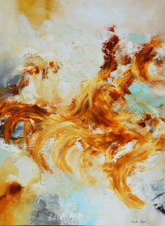 Flammen 1, Gemälde, Acryl auf Leinwand