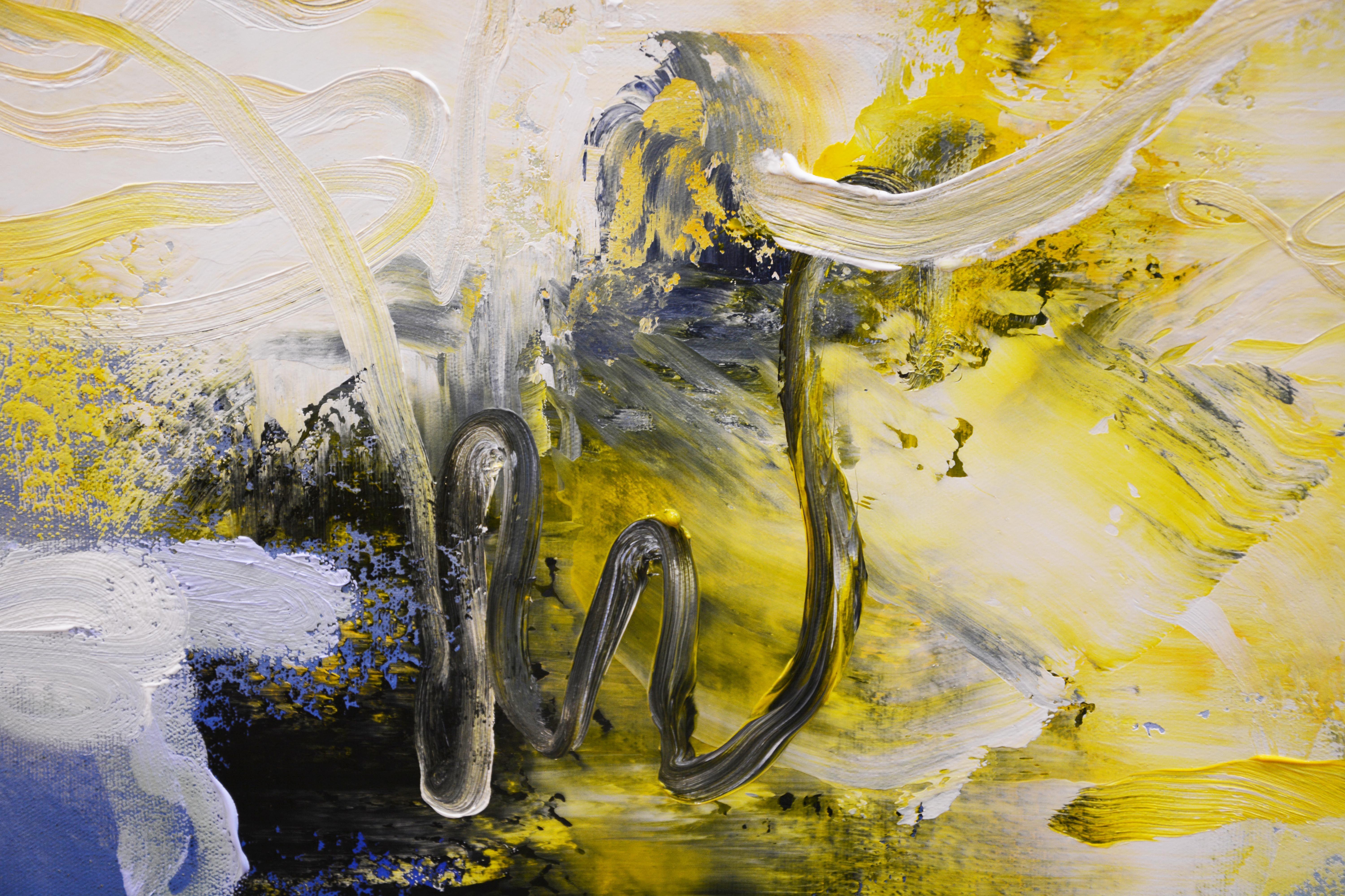 Sol de oro, Pintura, Acrílico sobre lienzo en venta 2