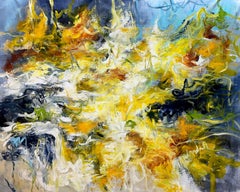 Andrada Anghel - Golden coral garden, Painting, Acrylic on Canvas Golden coral garden, Painting, Acrylic on Canvas