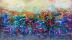 Lavender lake, Painting, Oil on Canvas