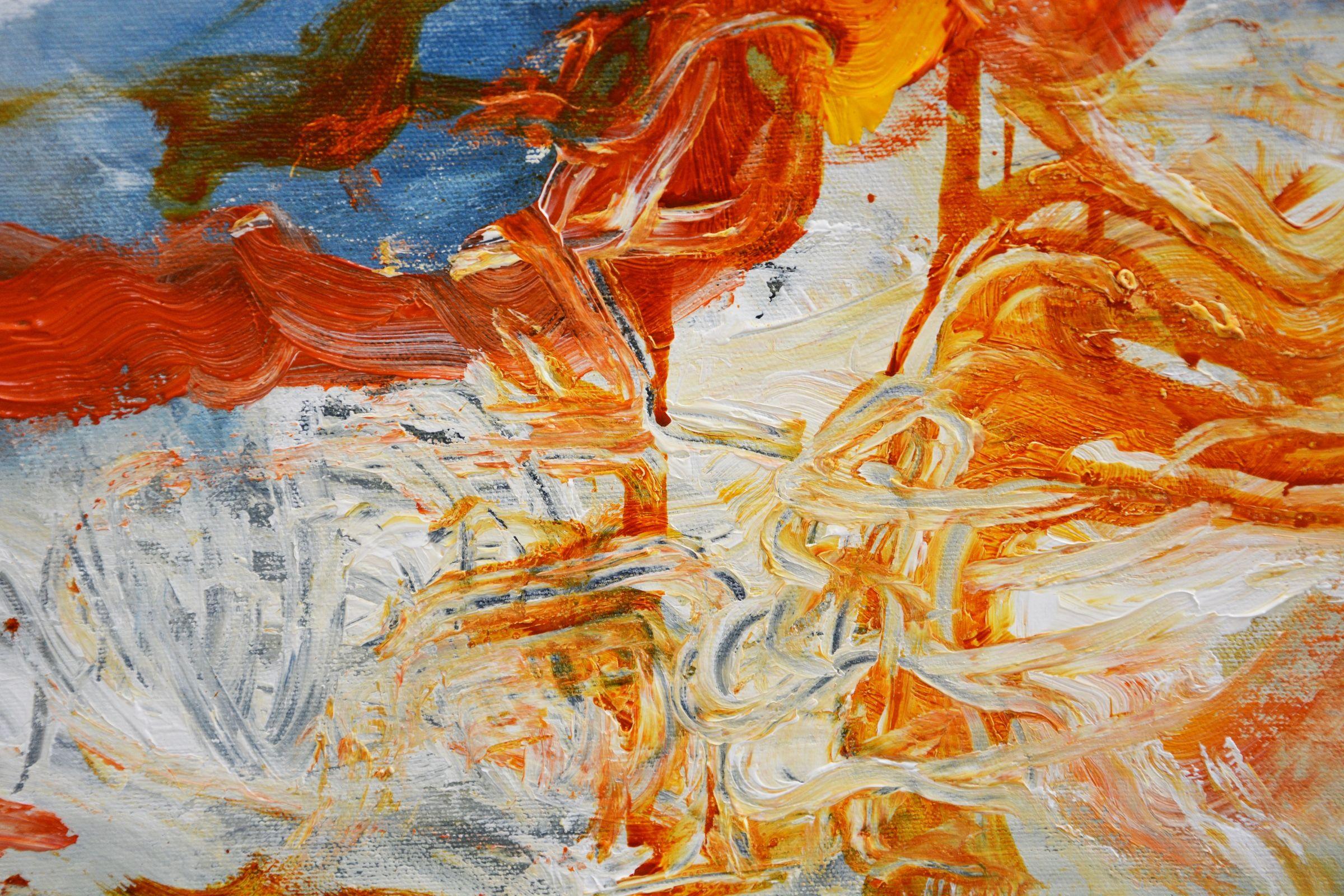 Como la lluvia de verano - UNA RADIOGRAFÍA DE MI MENTE ser, Pintura, Acrílico sobre lienzo en venta 1