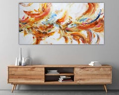 Pink Wave, Painting, Acrylic on Canvas