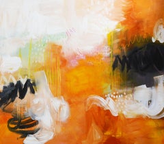 Playground with pink, Painting, Acrylic on Canvas