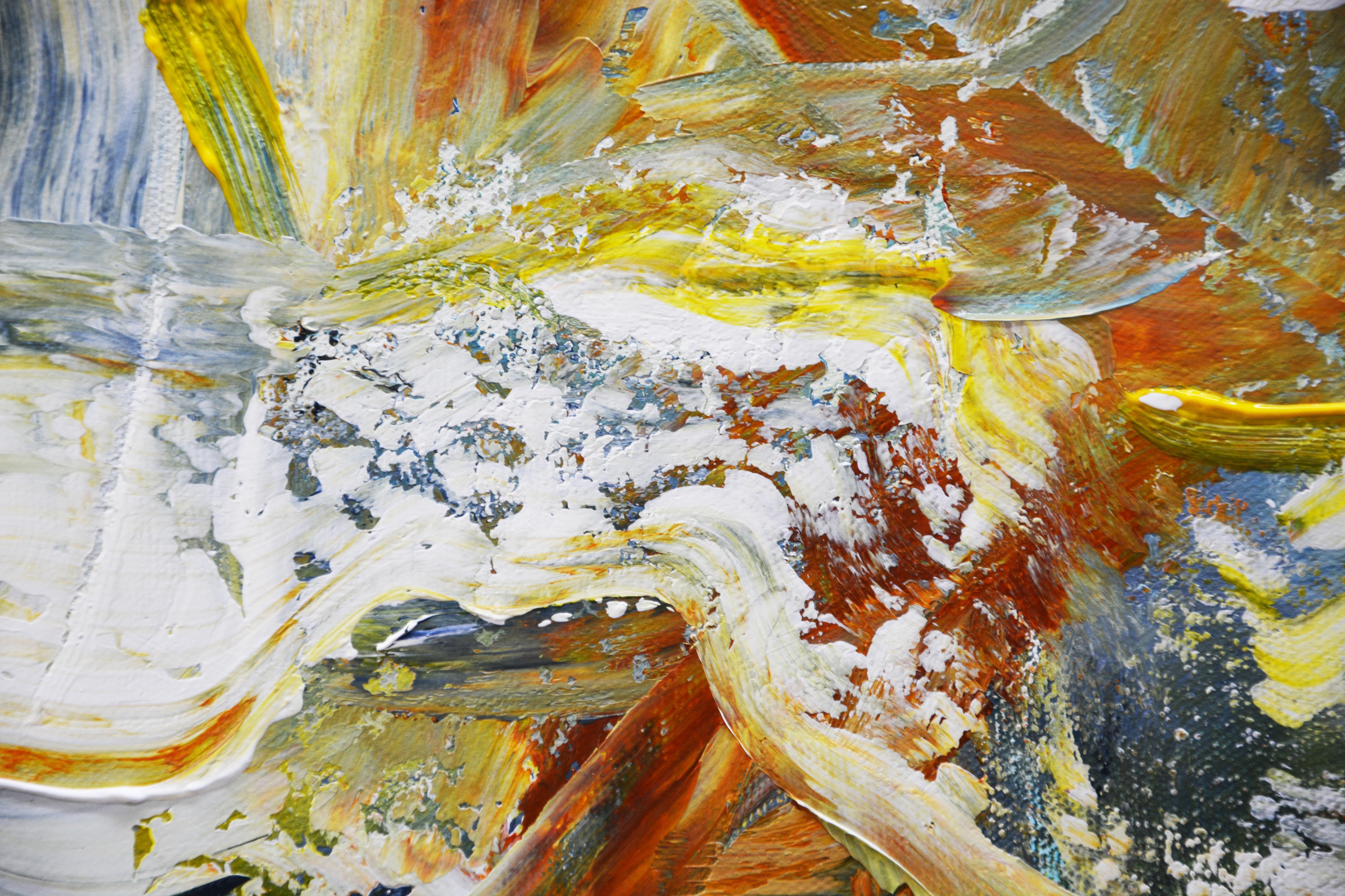 Vela verso il tramonto, Pittura, Acrilico su tela in vendita 2