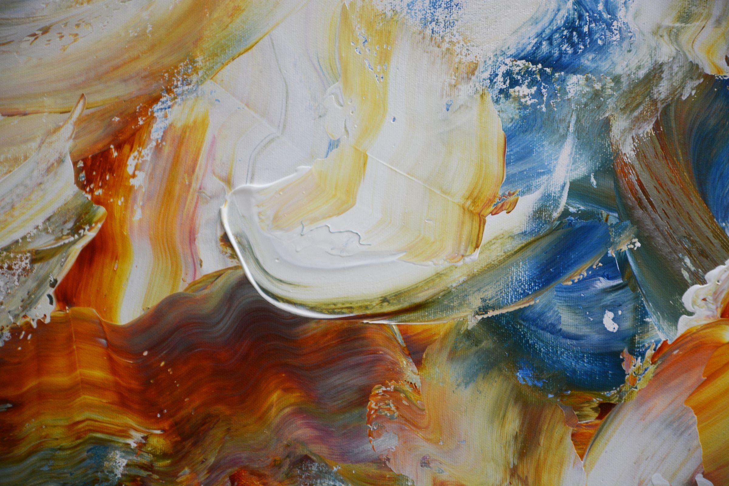 Lavande de mer, peinture, acrylique sur toile 1