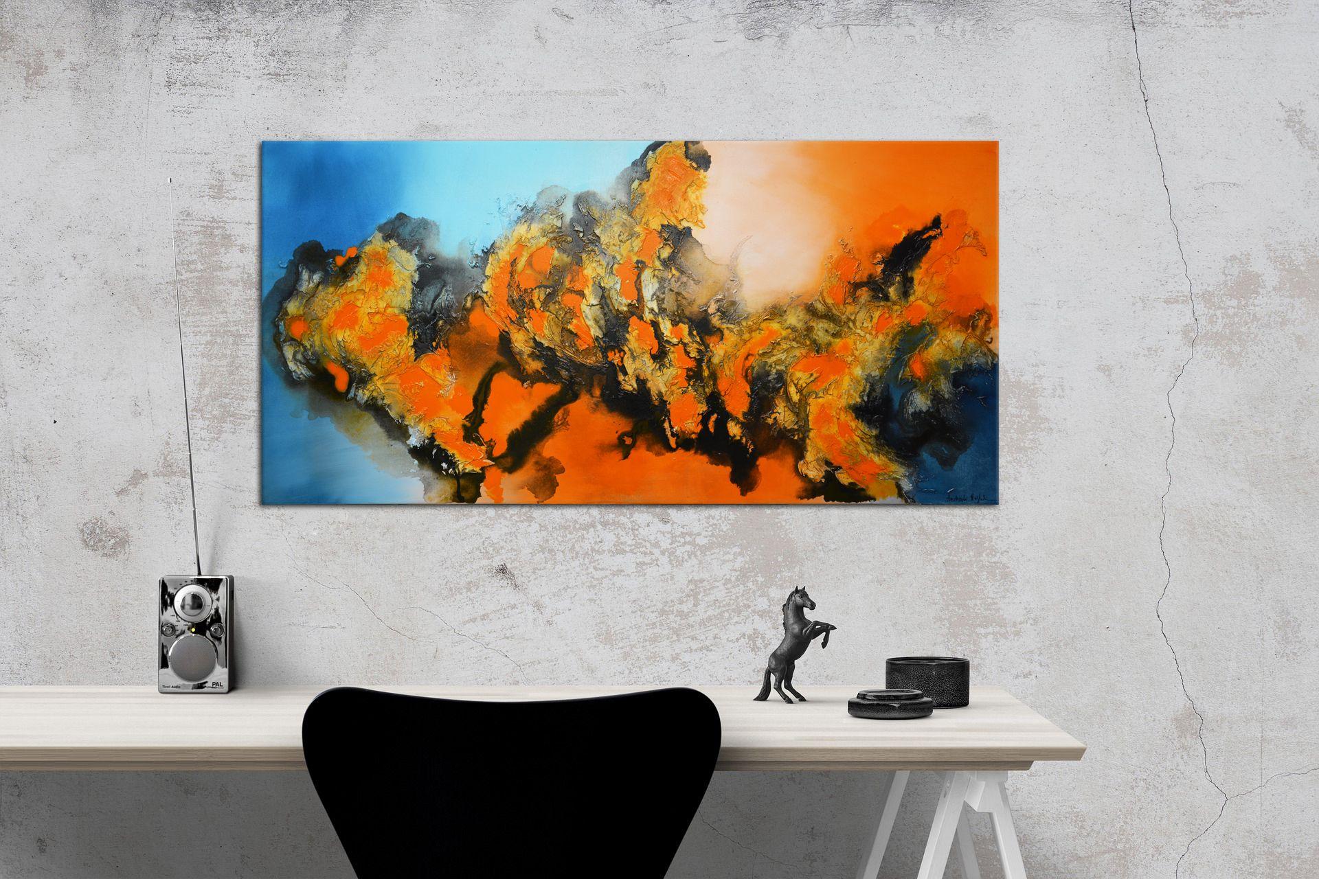 Sedimentos, Pintura, Acrílico sobre lienzo - Painting Contemporáneo de Andrada Anghel