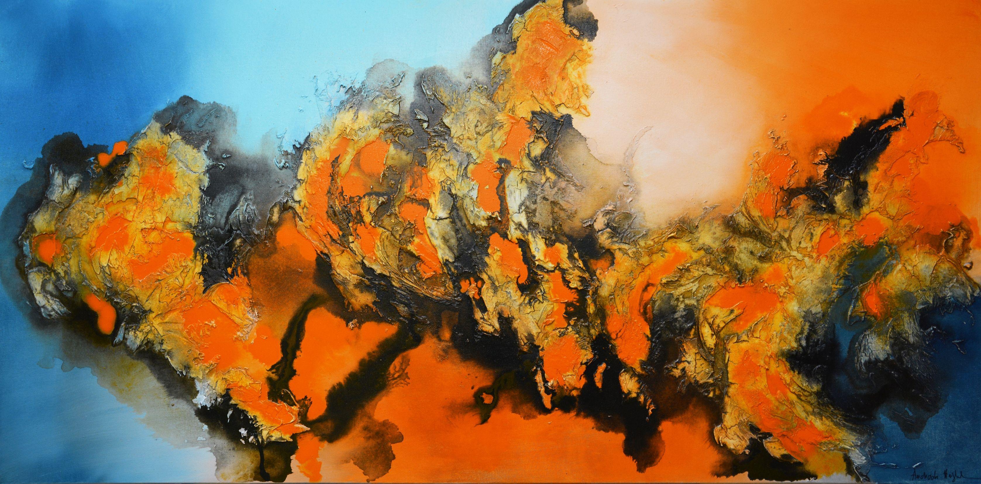 Sedimentos, Pintura, Acrílico sobre lienzo - Painting de Andrada Anghel