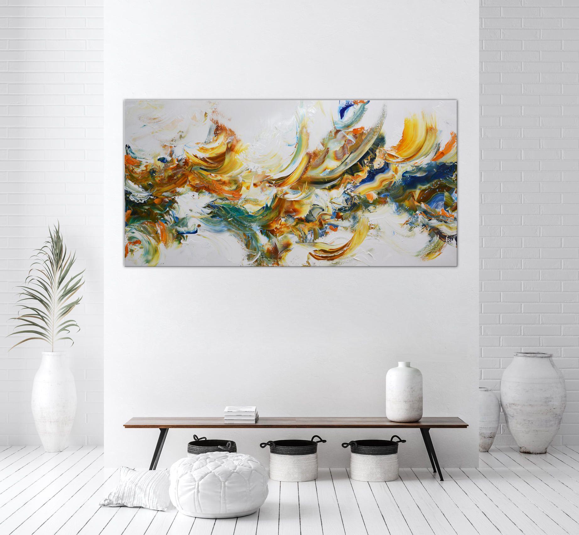 Song of the Ocean, Gemälde, Acryl auf Leinwand (Abstrakter Expressionismus), Painting, von Andrada Anghel