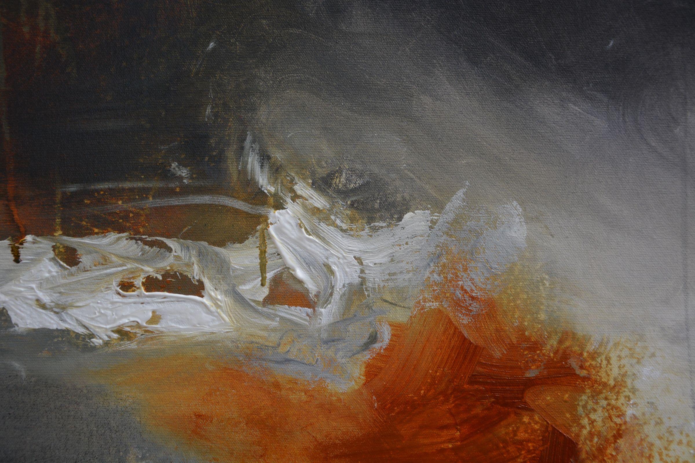 Stato d'animo (I veri colori dell'amore), Pittura, Acrilico su tela - Painting Astratto di Andrada Anghel