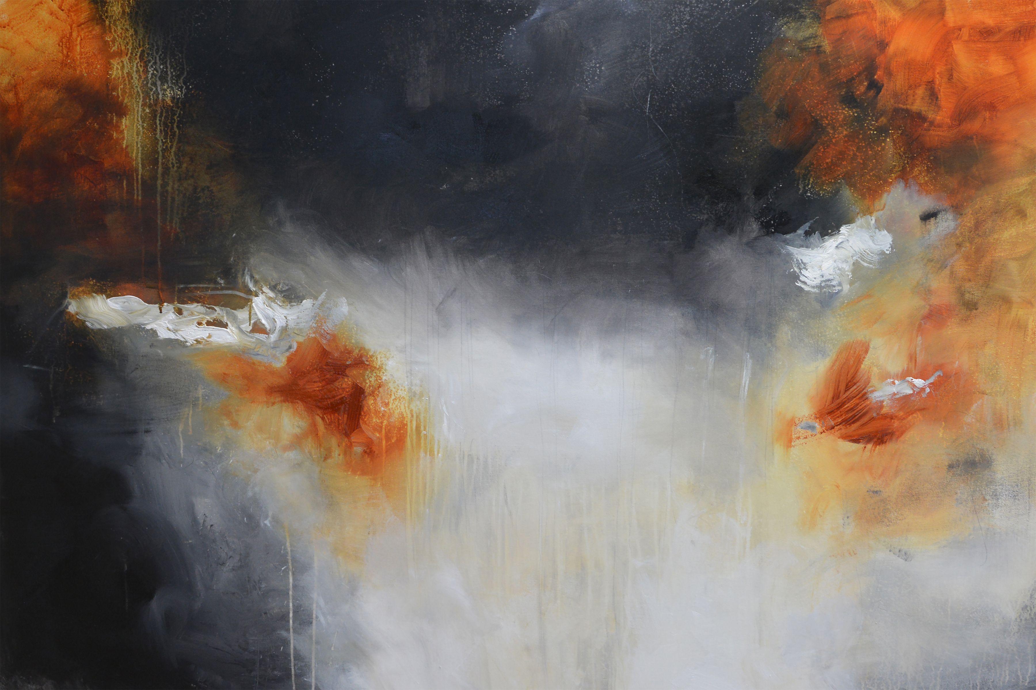 Abstract Painting di Andrada Anghel - Stato d'animo (I veri colori dell'amore), Pittura, Acrilico su tela