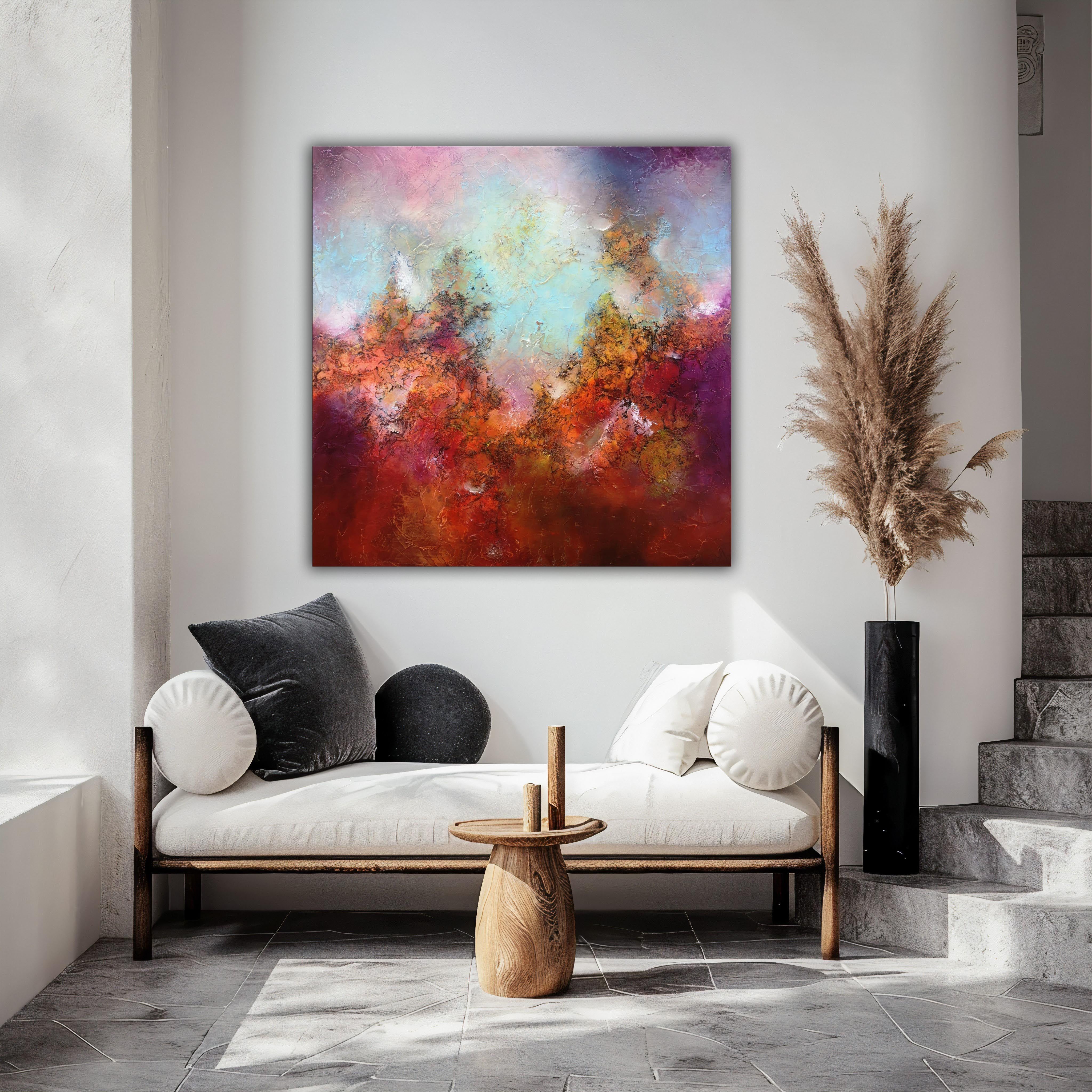Calore estivo, Pittura, Acrilico su pannello di Wood - Painting Altro stile artistico di Andrada Anghel
