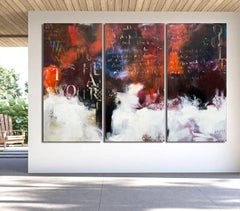 The birth of a poem, Painting, Acrylic on Canvas