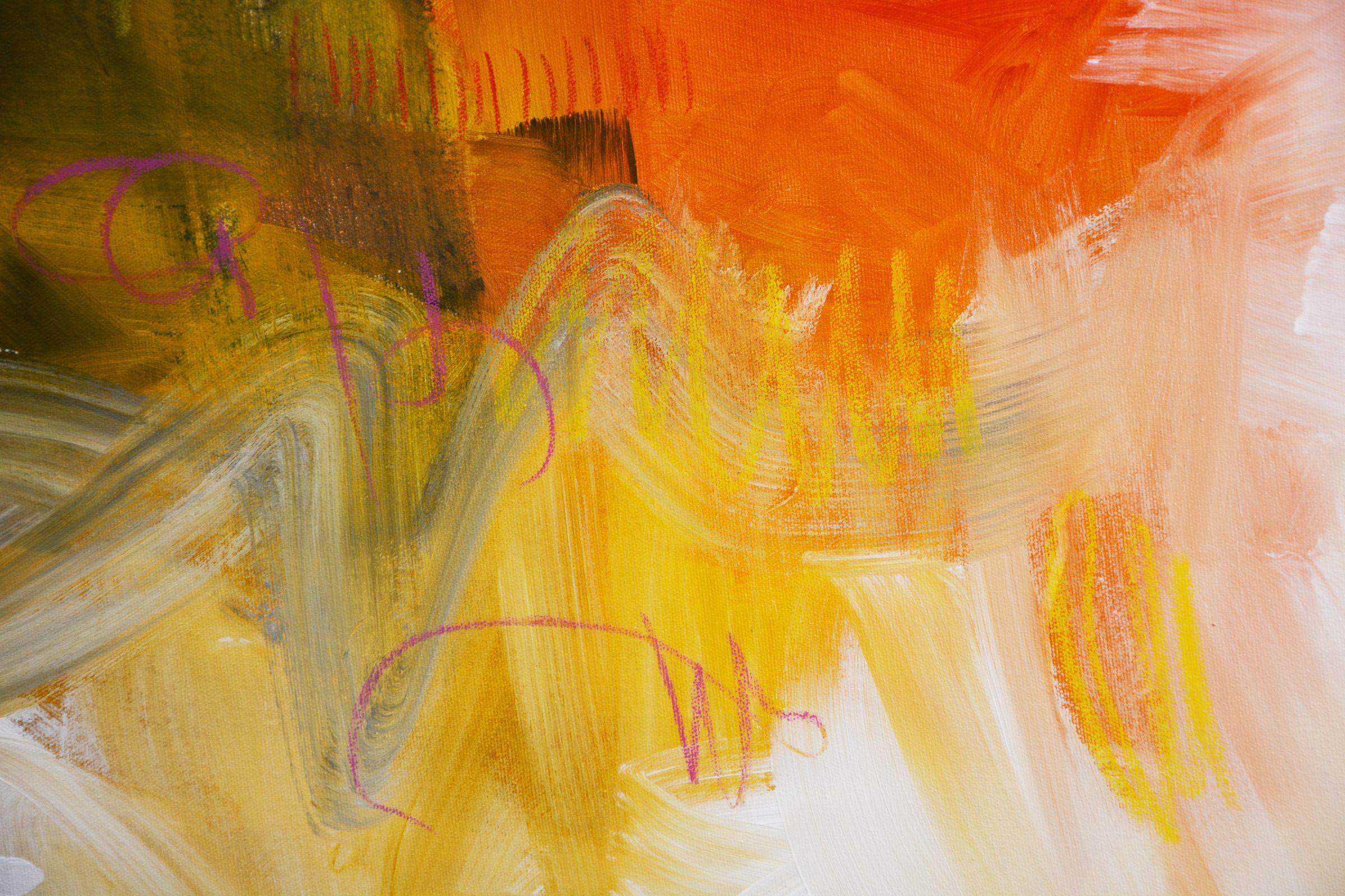 La psychologie du rose, peinture sur toile en vente 2