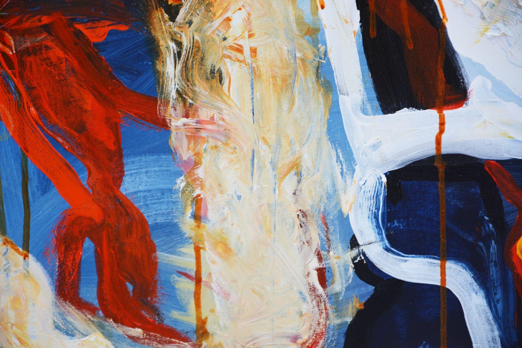 Así es, Pintura, Acrílico sobre lienzo - Painting Abstracto de Andrada Anghel