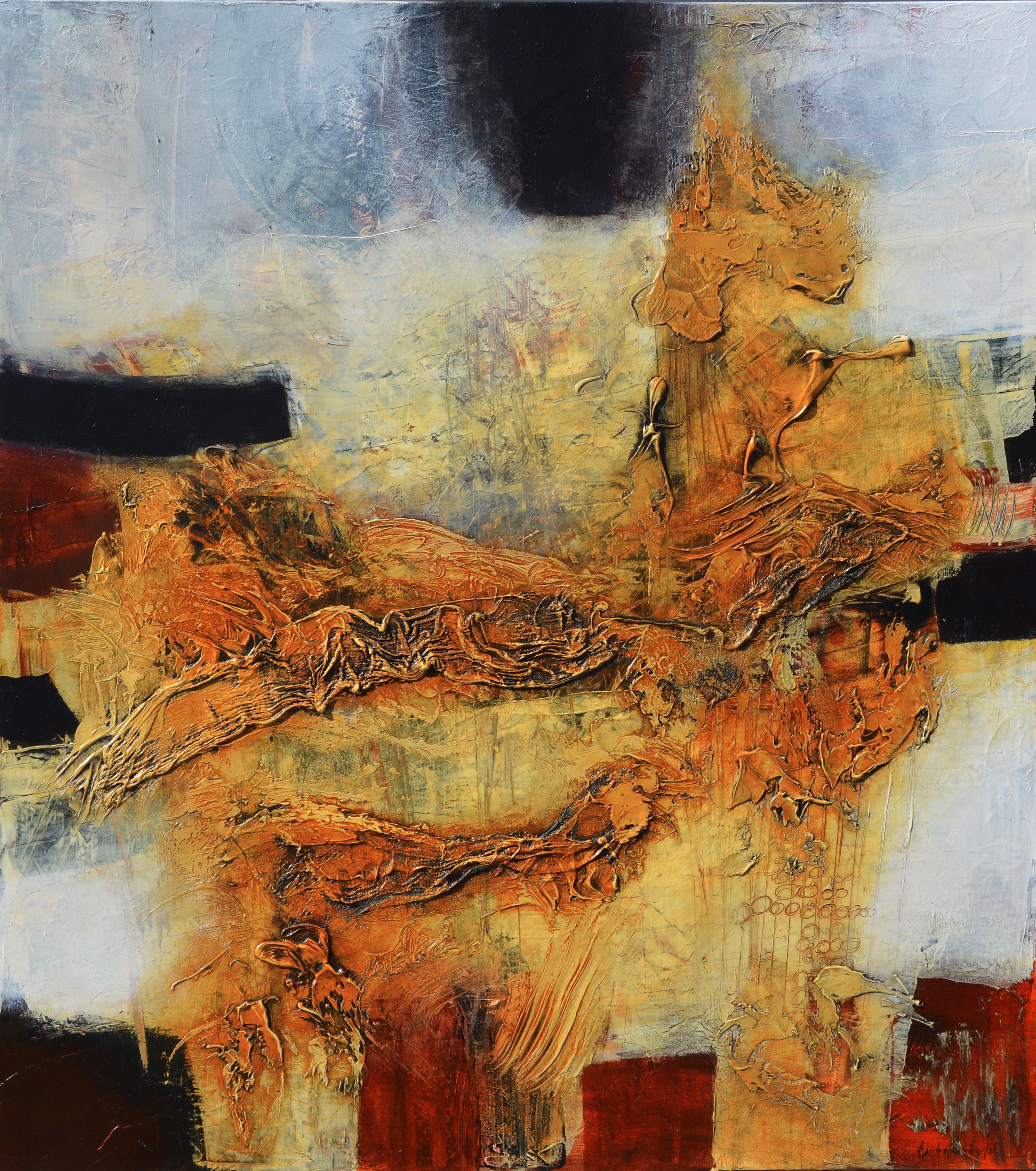 Abstract Painting di Andrada Anghel - Trascendenza, Pittura, Acrilico su tela
