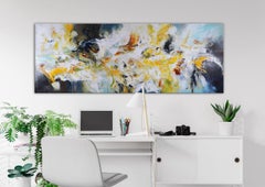 Underwater plain, Painting, Acrylic on Canvas