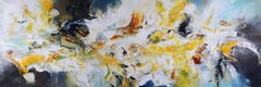 Underwater plain, Painting, Acrylic on Canvas