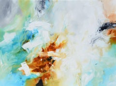 Passeggiata lungo il fiume, Pittura, Acrilico su tela