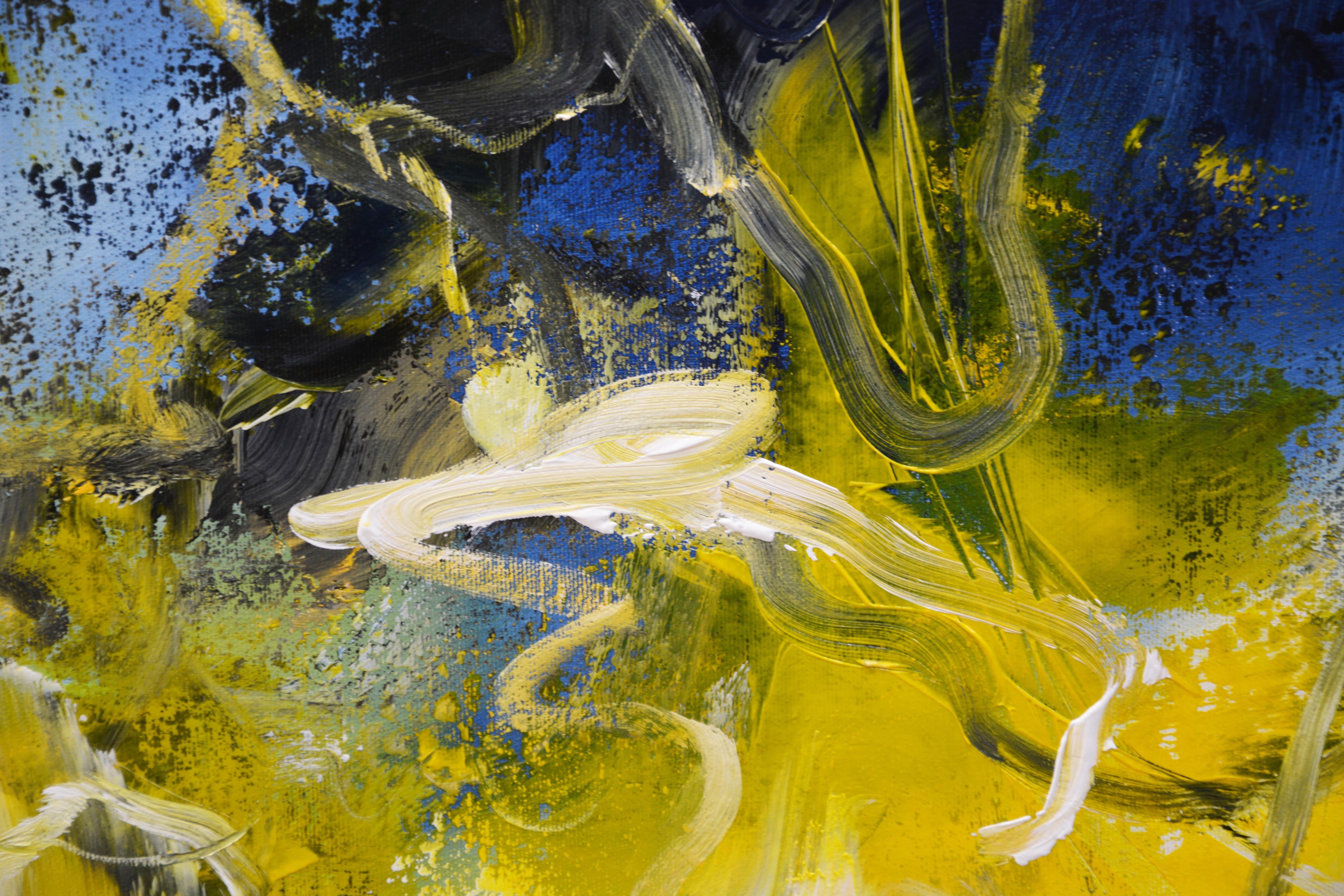 Hierba marina amarilla, Pintura, Acrílico sobre lienzo en venta 1