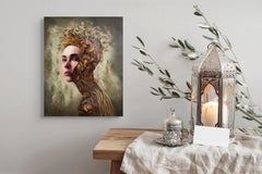 "The Essence of Me" - Abstract Figurative Realist Portrait, Oil Painting