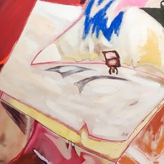 Come, rest over here, Ink, Oil, oil bar & pastel on canvas, 175 x 170 cm, 2021