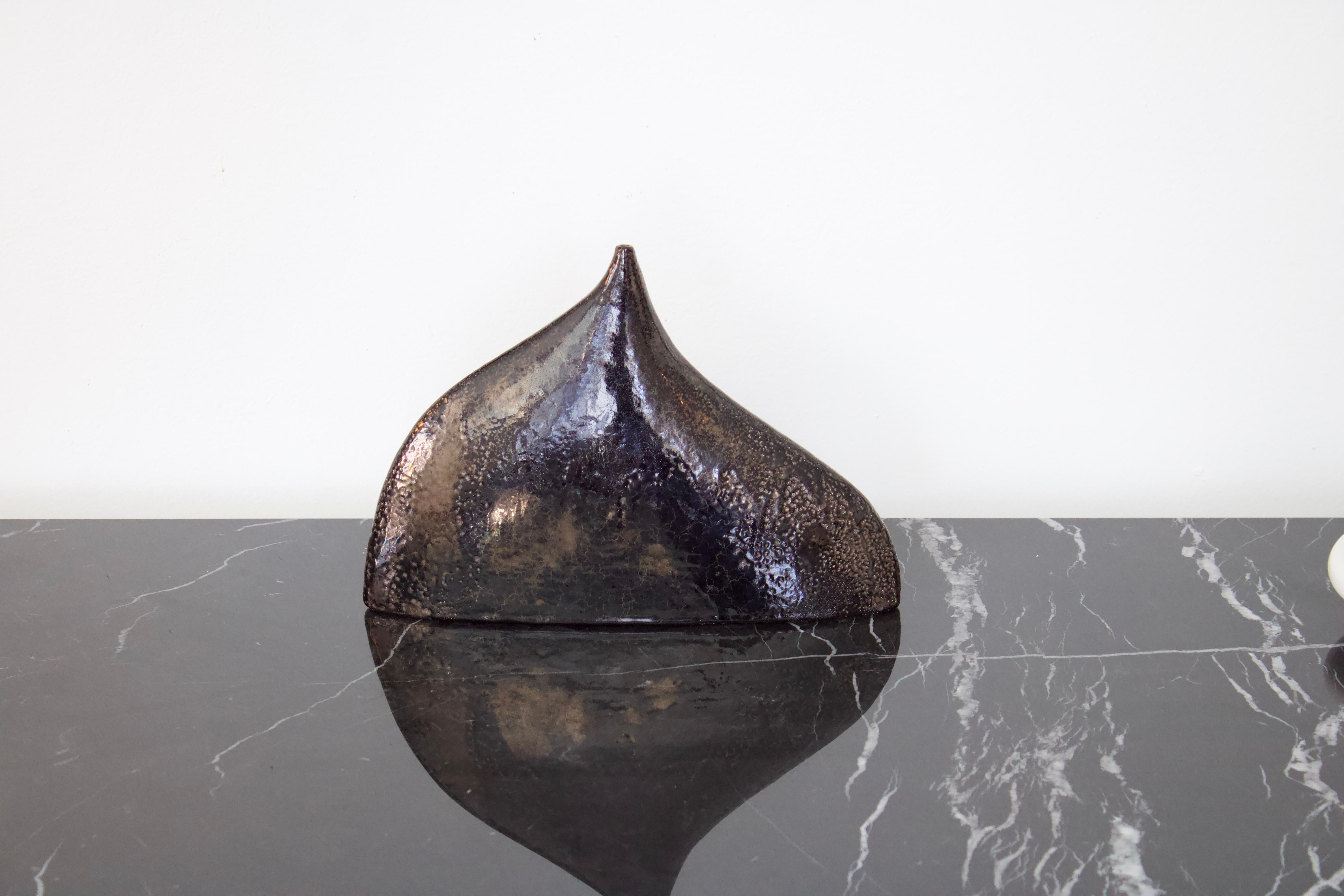 Vase sculptural en céramique française Andre Masson en vente 7